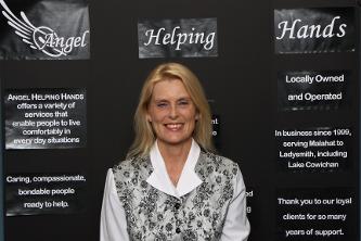Val Taylor Angel Helping Hands